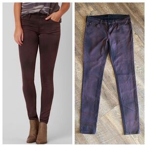 KanCan Jeans Skinny Fit Tie Dye Purple Black 27 Waist Festival